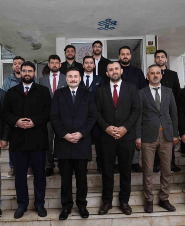 Gökçeada Kaymakamı müftülük personeliyle bir araya geldi