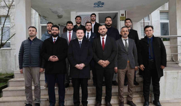 Gökçeada Kaymakamı müftülük personeliyle bir araya geldi