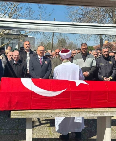 Muratlı’da gazi polis için son görev