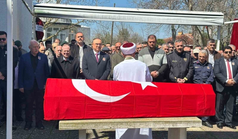 Muratlı’da gazi polis için son görev