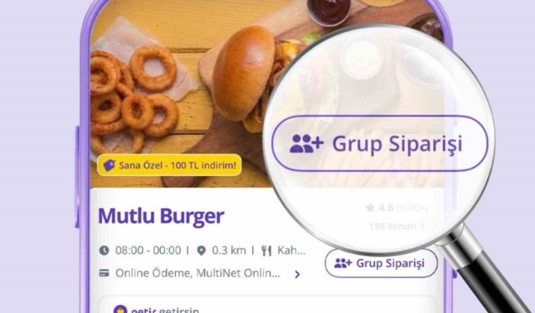 GetirYemek, grup siparişi özelliği kullanıma sundu