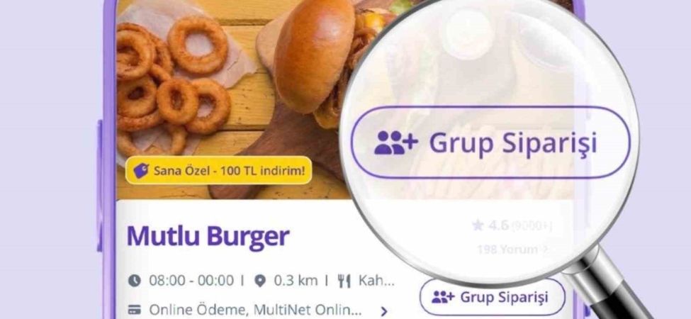 GetirYemek, grup siparişi özelliği kullanıma sundu