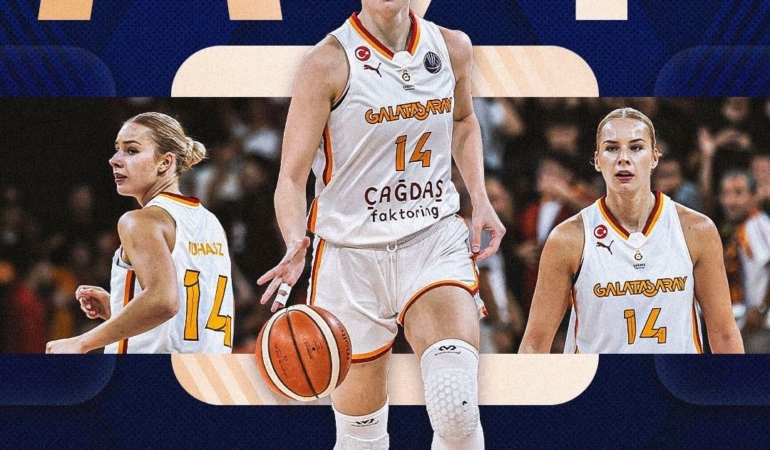 Kadınlar Euroleague’de sezonun MVP’si Galatasaray’dan Dorka Juhasz