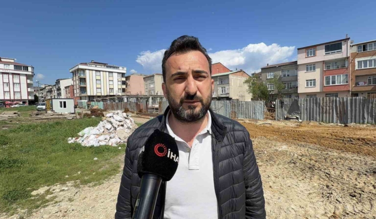 Arnavutköy’de şantiyeye kaçak moloz dökümü