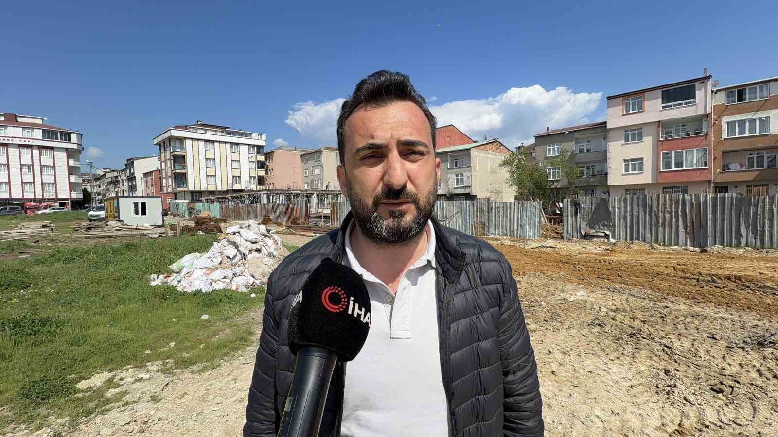 Arnavutköy’de şantiyeye kaçak moloz dökümü