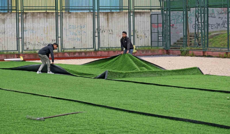 Bağlarbaşı spor tesisleri yenileniyor