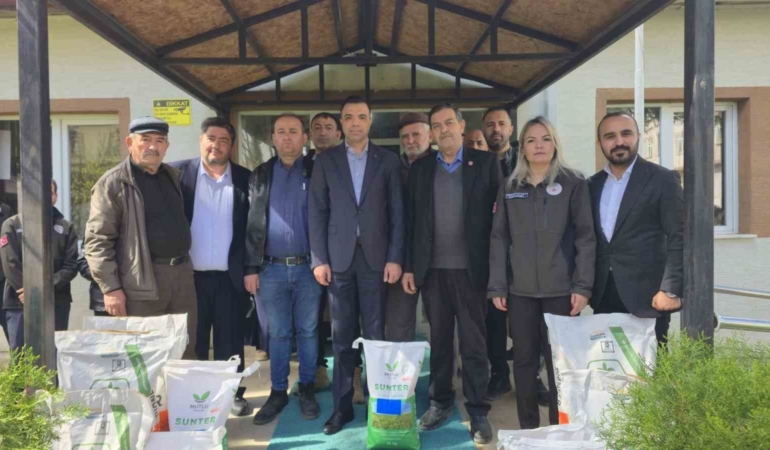 Bilecik’te çiftçilere tohum desteği sağlandı