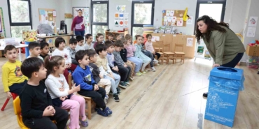 Nilüfer’de miniklere geri dönüşüm eğitimi
