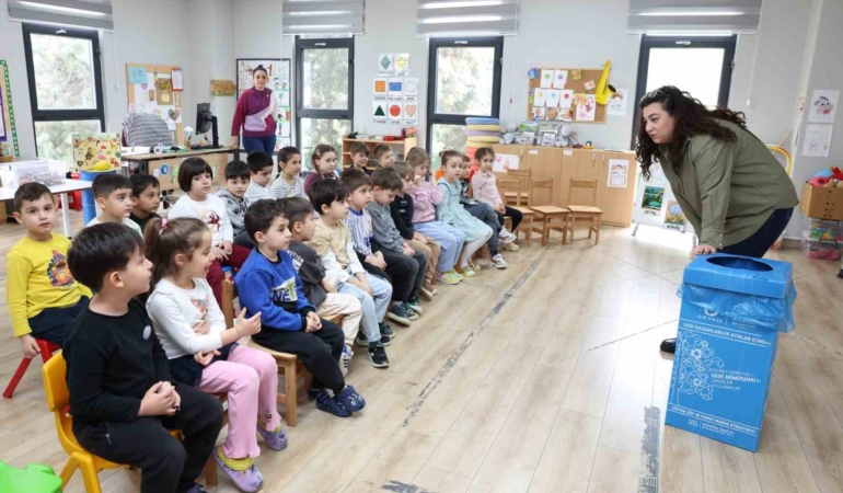 Nilüfer’de miniklere geri dönüşüm eğitimi
