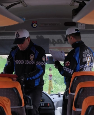 Kırklareli’de okul servislerine yönelik denetim