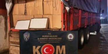 Bursa’da 4 milyonun üzerinde dolu makaron ele geçirildi