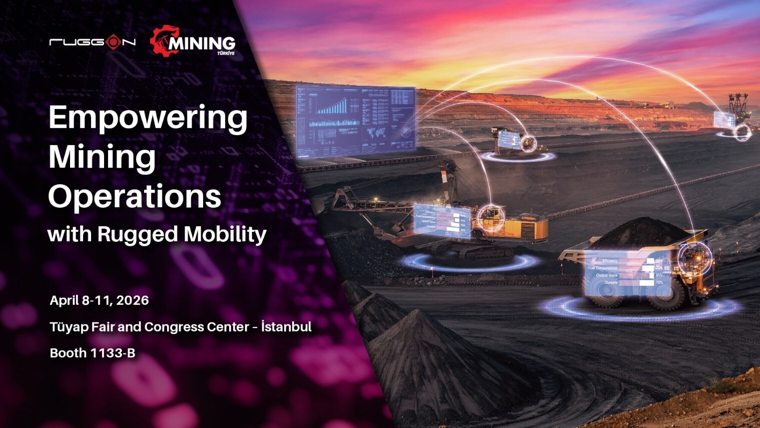 RuggON, Madencilik Türkiye 2026’da ürün ve çözümlerini sergileyecek
