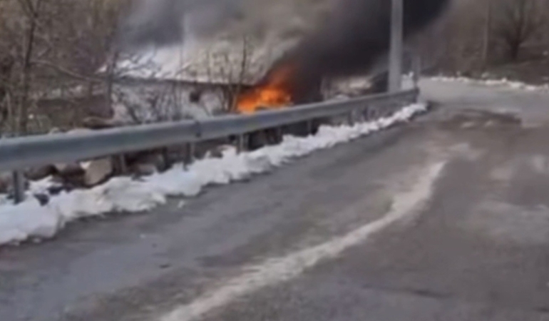 Bursa’da bağ evinde çıkan yangın korkuttu