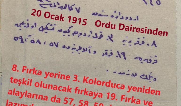 57. Alay Birliği, 111 yıl sonra yeniden kuruldu