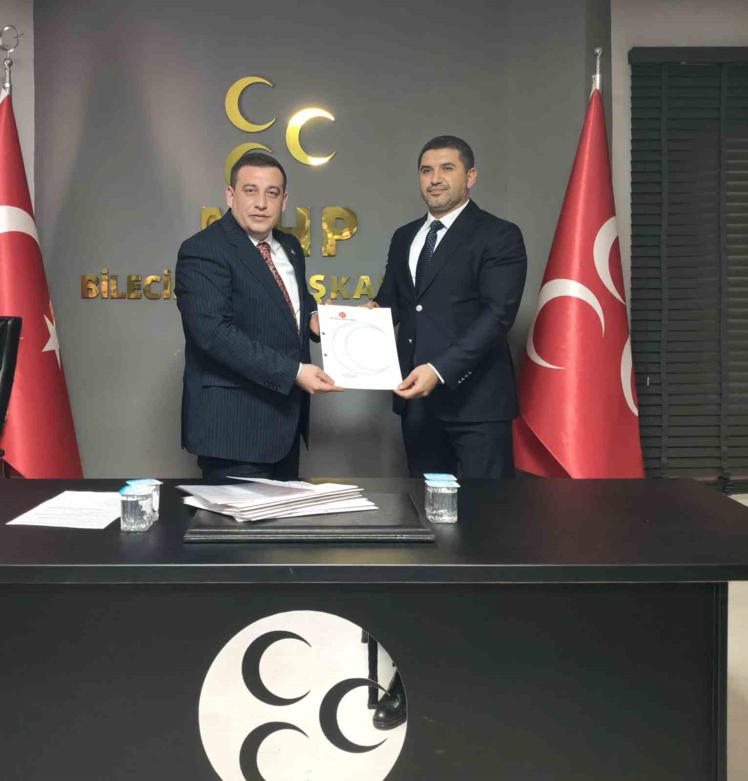 MHP Bozüyük İlçe Başkanlığına Mümin Gün atandı