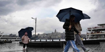 İstanbul’da yağmur sonrası manzara havadan görüntülendi