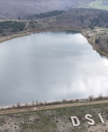 Selöz Göleti havadan görüntülendi