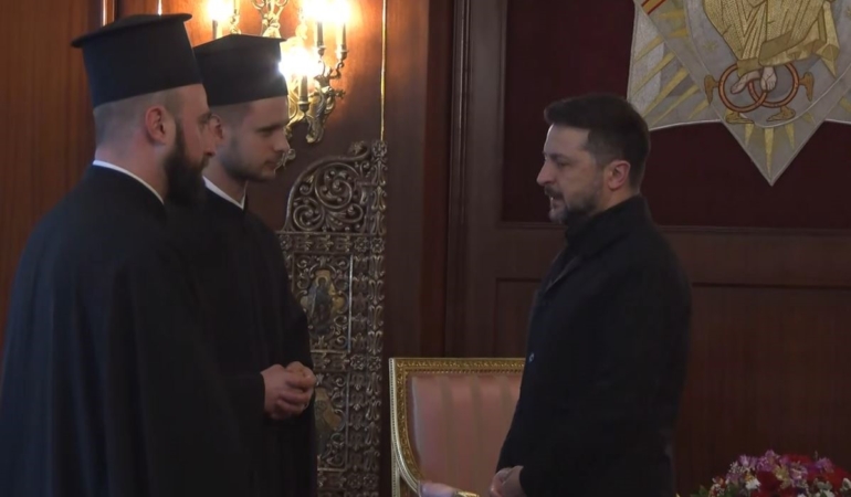Ukrayna Devlet Başkanı Zelenskiy’den Rum Patrikhanesi’ne ziyaret