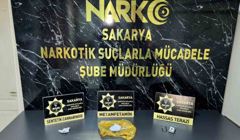 Sakarya’da 4 farklı uyuşturucu operasyonunda 3 tutuklama