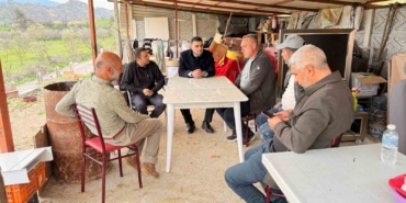 Orman yangınlarından etkilenen vatandaşların geçici barınma alanları incelendi