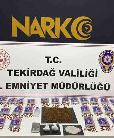 Tekirdağ’da uyuşturucuya geçit yok: 166 şüpheliye işlem, 10 tutuklama