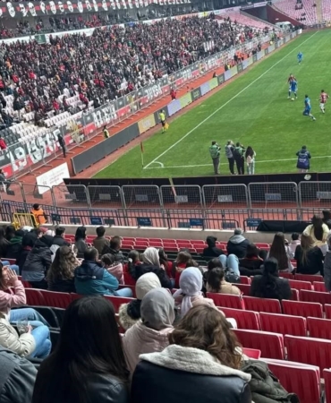 Bilecik’te koruma altındaki çocuklar maç heyecanı yaşadı