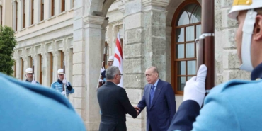 Cumhurbaşkanı Erdoğan, KKTC Cumhurbaşkanı Erhürman ile görüştü