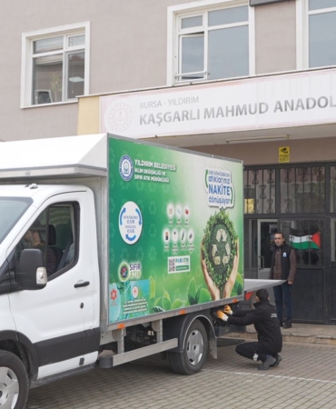 Yıldırım’da plastiğe fren: 31 okula arıtma, 32 bin öğrenciye matara