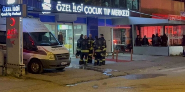 Çocuk tıp merkezinde korkutan yangın: Hastalar tahliye edildi