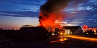 Edirne’de kereste fabrikasında yangın