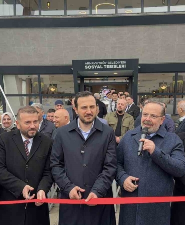 Arnavutköy’de 3 yeni eser hizmete açıldı, yaşam merkezinin temeli atıldı