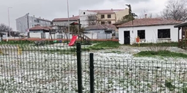 Edirne’de dolu yağışı