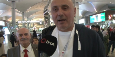 Yılın ilk hacı adayları İstanbul Havalimanı’ndan kutsal topraklara uğurlandı