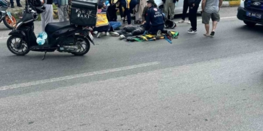 Lüleburgaz’da otomobilin çarptığı motosikletteki 2 genç yaralandı