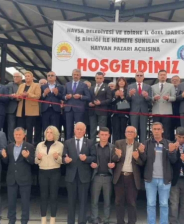 Havsa Modern Canlı Hayvan Pazarı hizmete açıldı