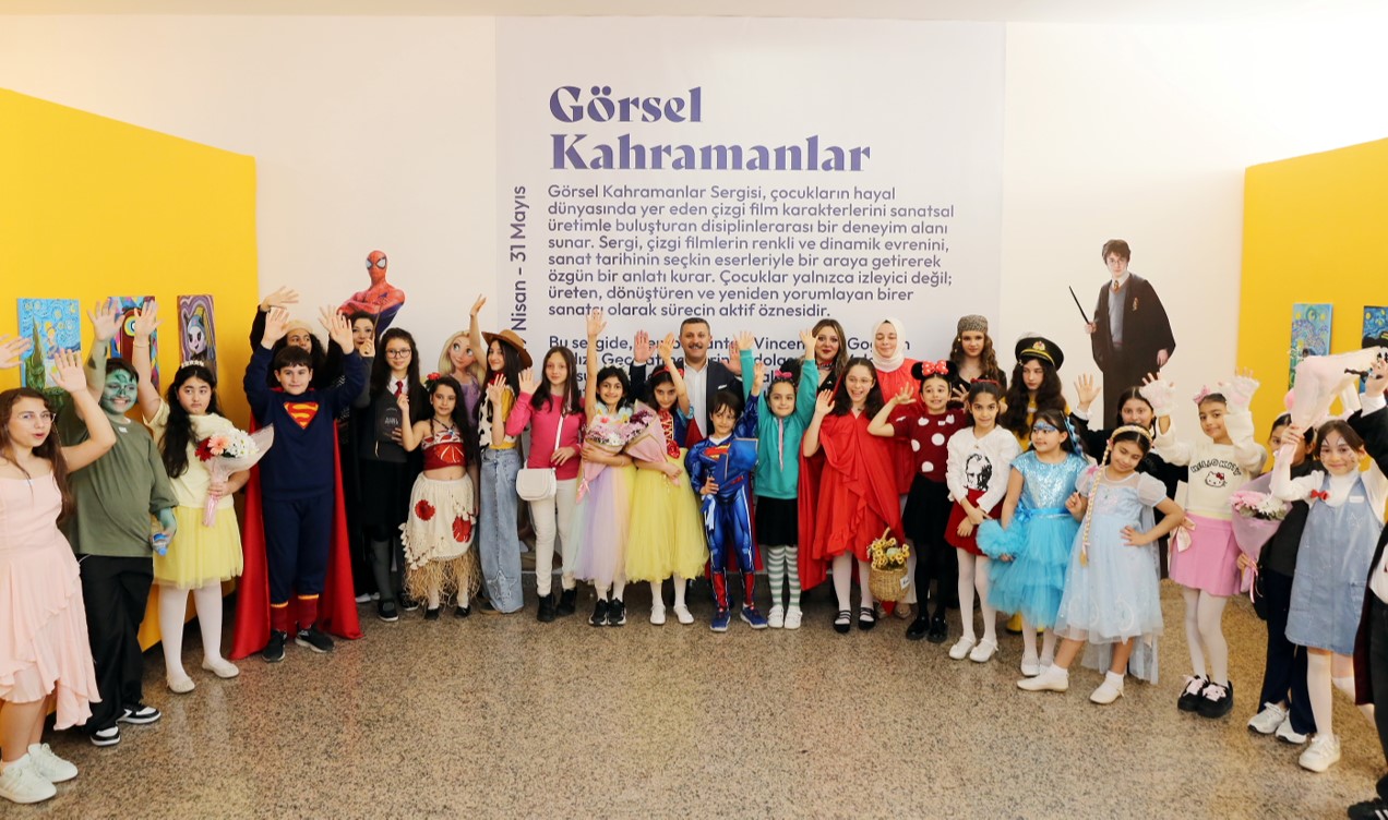 Çocuklar hayal gücünü sanatla buluşturdu