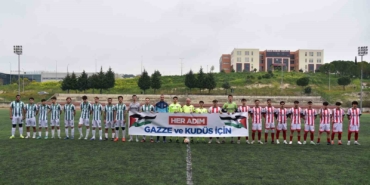 Üniversiteli sporculardan Filistin ve Gazze’ye özgürlük etkinliği