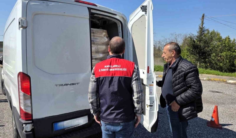 Lüleburgaz’da canlı hayvan ve hayvansal ürün nakilleri denetlendi