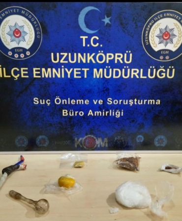 Uzunköprü’de uyuşturucu operasyonu: Şüpheli tutuklandı