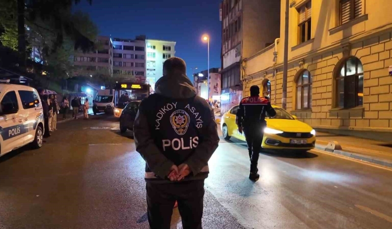 Kadıköy’de helikopter destekli asayiş denetimi