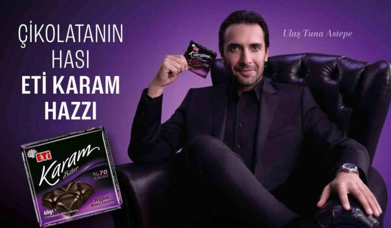 Eti Karam’ın yeni reklam yüzü Ulaş Tuna Astepe oldu