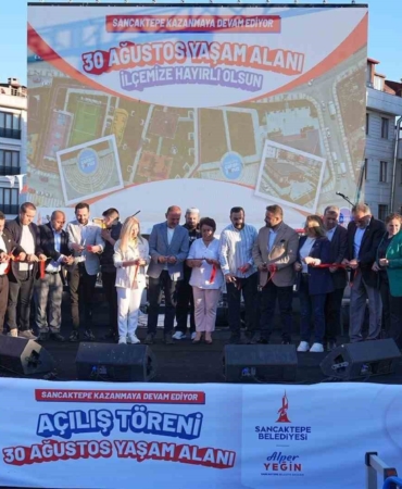 Başkan Yeğin: "Sancaktepe’de 2 yılda kendi projelendirdiğimiz 80 eseri hizmete açtık"