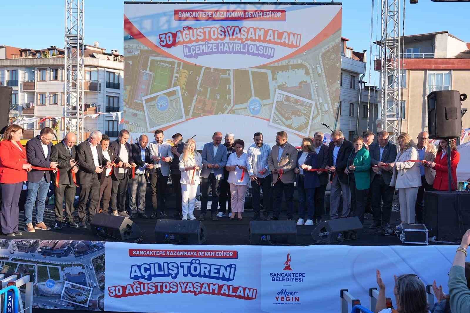 Başkan Yeğin: "Sancaktepe’de 2 yılda kendi projelendirdiğimiz 80 eseri hizmete açtık"