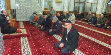 Burhaniye’de sabah namazı buluşması Börezli Camiinde yapıldı