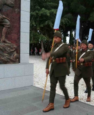 Çanakkale Kara Savaşları’nın 111’inci yıl dönümü tören provası yapıldı