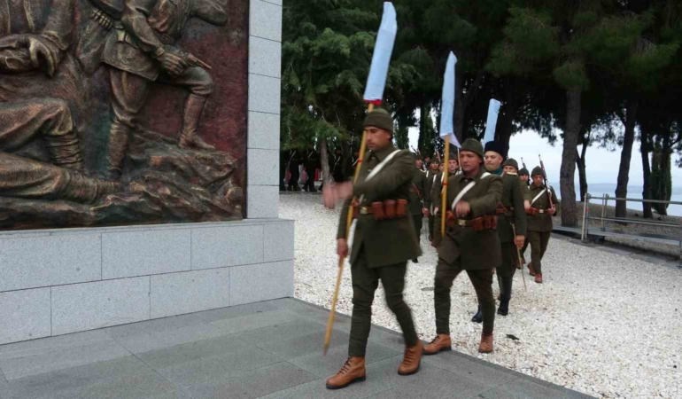 Çanakkale Kara Savaşları’nın 111’inci yıl dönümü tören provası yapıldı