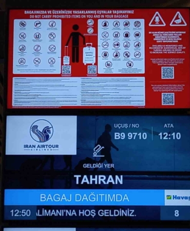 İstanbul Havalimanı’nda İran uçuşları yeniden başladı