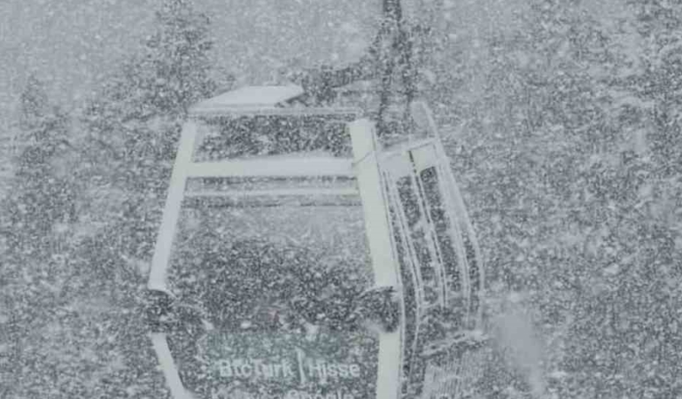 Bursa’da Nisan sürprizi: Uludağ’da kar yağışı etkili oldu