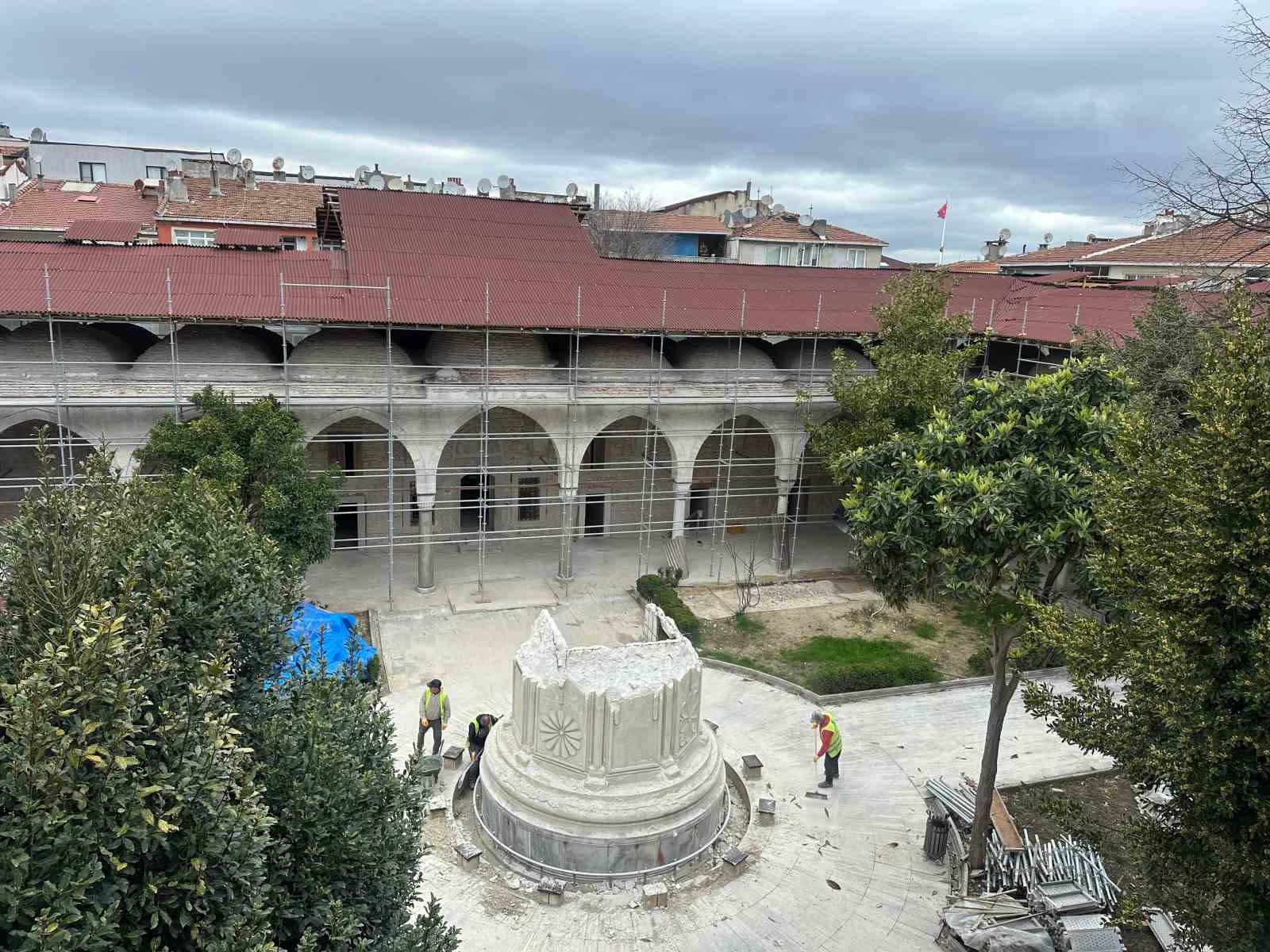 Mimar Sinan’ın 470 yıllık eseri Gazi Kara Ahmet Paşa Külliyesi yeniden hayat buluyor