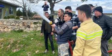 Çanakkale’de askeri personele yangın müdahale eğitimi